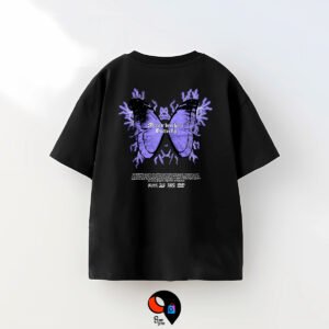 Remera_negro 15 REMERON (BUTTEFLY)