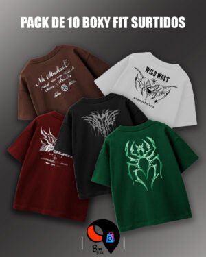 PACK DE 10 BOXY FIT SURTIDOS