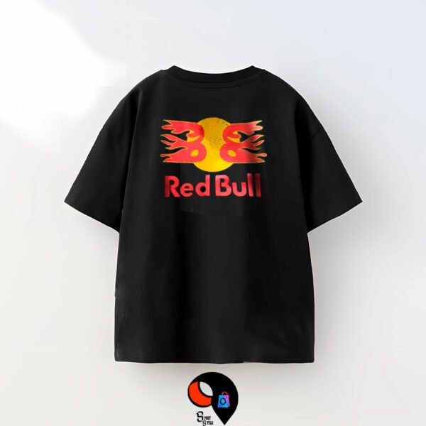 Remera negro 1 REMERON (RED BULL)
