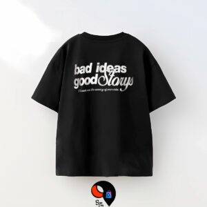 Remera negro 6 REMERON (BAD IDEAS)