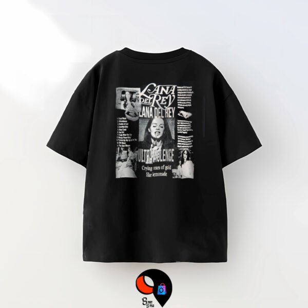 Remera negro 8 REMERON (LANA DEL REY)