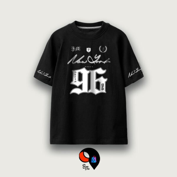 Remera negro FRENTE 6 REMERON 96 NEW YORK