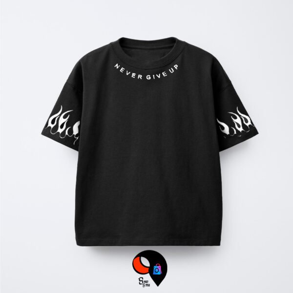 BOXY_FEM_NEGRO_FREN 1 BOXY FIT NEVER GI UP