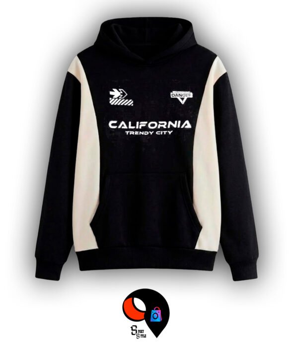 B FRIZA COMBINADO BEIGE Y NEGRO 2 BUZOS FRIZA INTERMEDIA CALIFORNIA