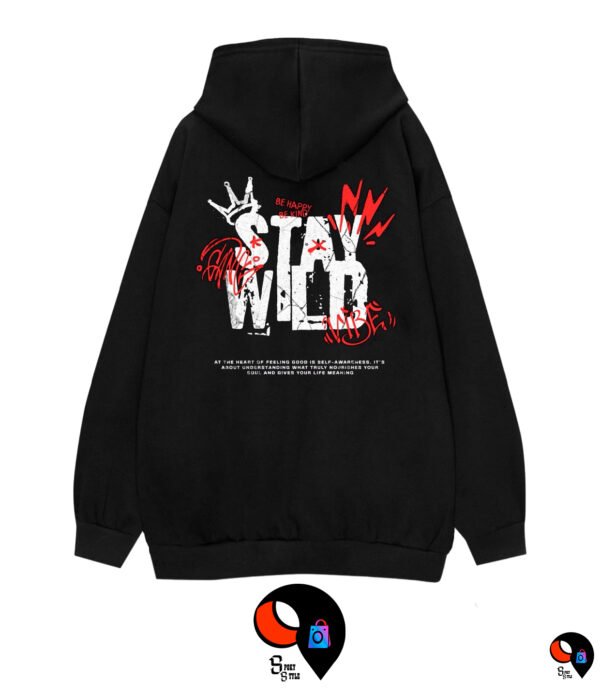 B FRIZA NEGRO 6 BUZOS FRIZA STAY WILD