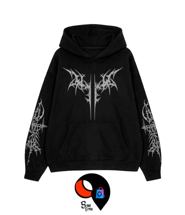 B BOXY NEGRO FRENTE 1 BOXY BUZO TRIBAL