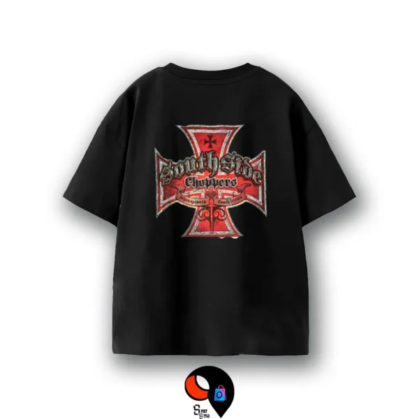 Remera negro 1 REMERON SOUTH SIDE