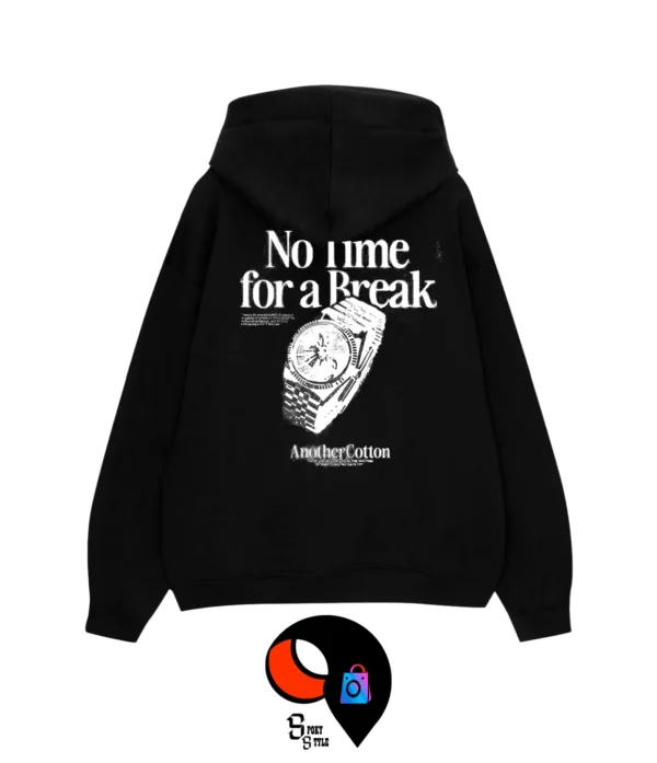 B BOXY NEGRO FRENTE 9 BOXY BUZO NO TIME