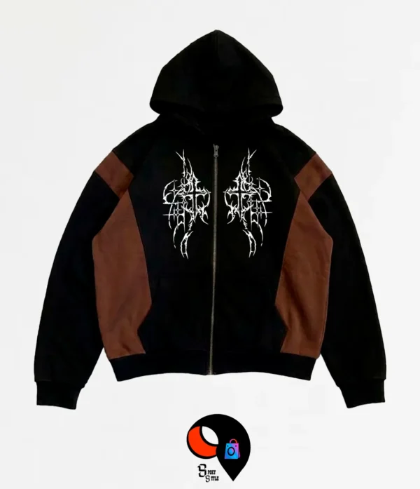 CAMPERA CHOCOLATE 6 CAMPERA COMBINADA CRUZ