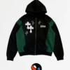 CAMPERA NEGRO 5 CAMPERA COMBINADA CRUZ EXTREME