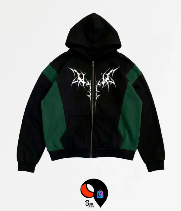 CAMPERA NEGRO 8 CAMPERA COMBINADA TRIVAL