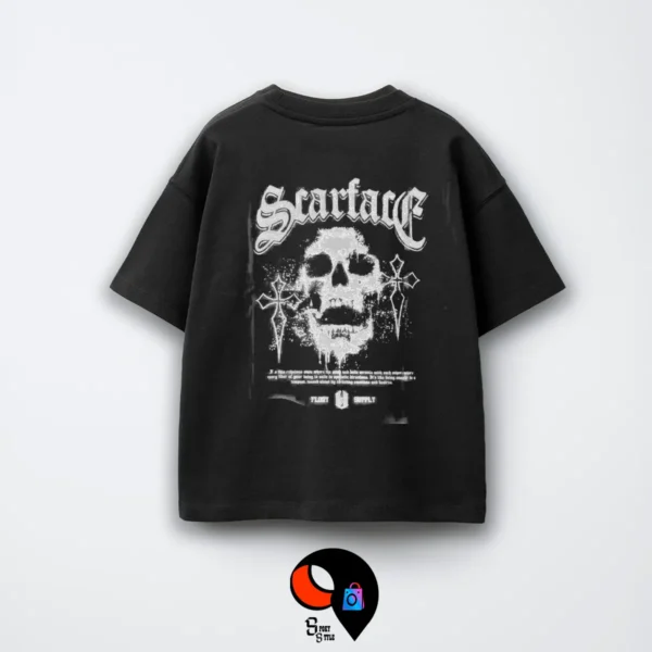 BOXY FIT NEGRO 72 BOXY FIT SCARFACE