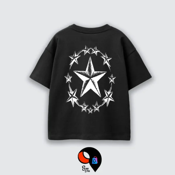 BOXY FIT NEGRO 74 BOXY FIT ESTRELLA