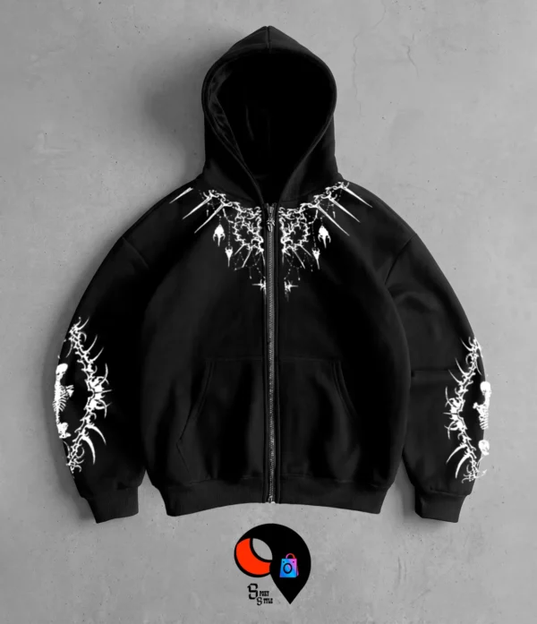 CAMPERA NEGRO 7 CAMPERA CALAVERA