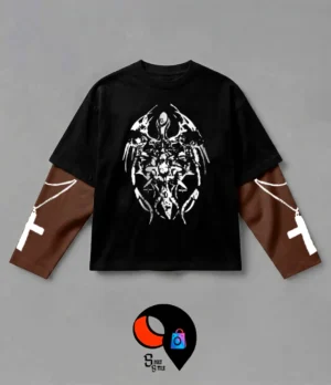 BOXY FIT DOBLE MANGA negro 2 BOXY DOBLE MANGA ESPADA