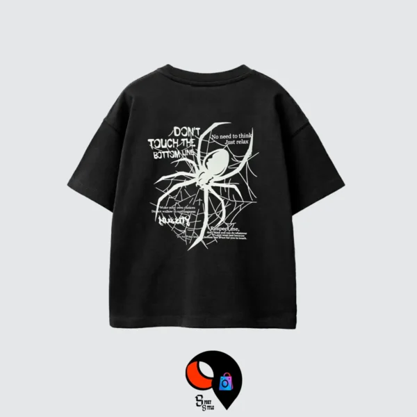 BOXY FIT NEGRO FRENTE 26 BOXY FIT ARAÑA