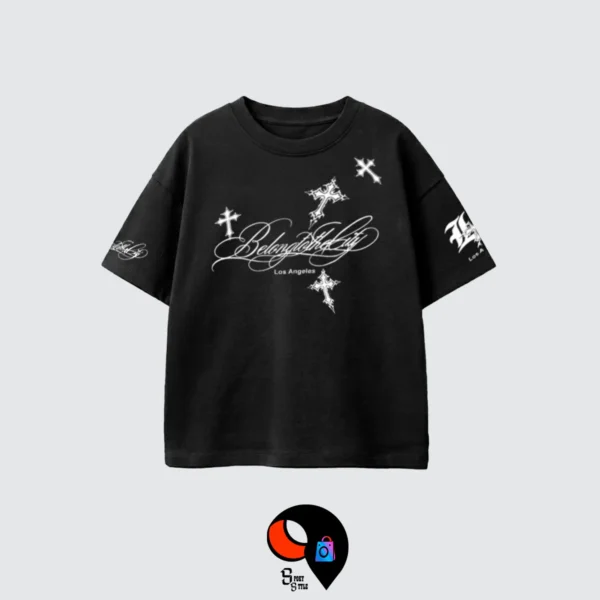 BOXY FIT NEGRO FRENTE 39 BOXY FIT LOS ANGELES