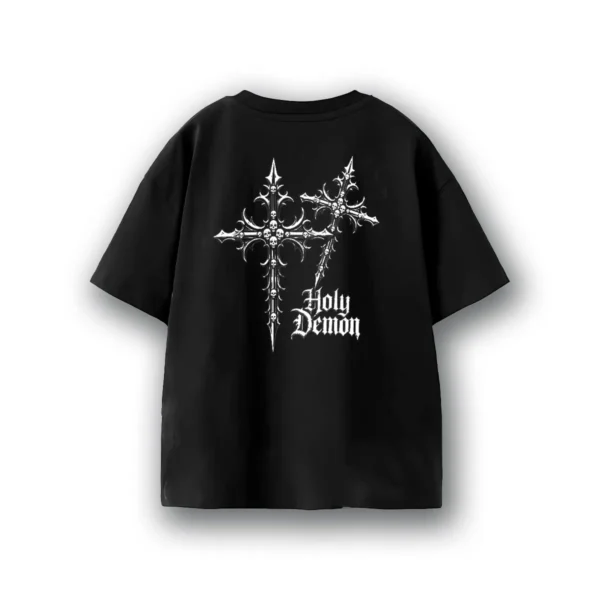 Remera negro 43 REMERON HOLI DEMON