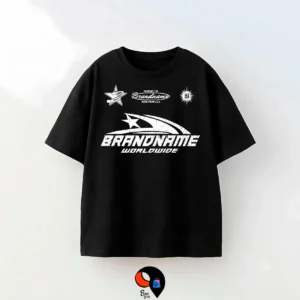 Remera negro 50 REMERON BRANDNAME